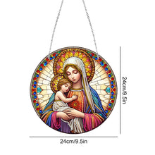 Load image into Gallery viewer, Suncatcher Diamond Painting Art Pendant Colorful Diamond Painting Hanging Decor