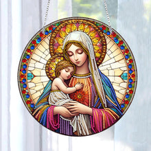 Load image into Gallery viewer, Suncatcher Diamond Painting Art Pendant Colorful Diamond Painting Hanging Decor