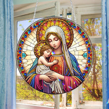 Load image into Gallery viewer, Suncatcher Diamond Painting Art Pendant Colorful Diamond Painting Hanging Decor