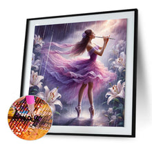 Load image into Gallery viewer, Diamond Painting - Full Round - lily girl (30*30CM)
