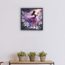 Load image into Gallery viewer, Diamond Painting - Full Round - lily girl (30*30CM)