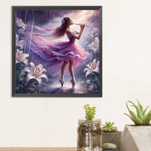 Load image into Gallery viewer, Diamond Painting - Full Round - lily girl (30*30CM)