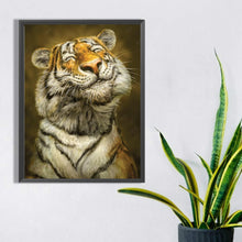 Load image into Gallery viewer, Diamond Painting - Full Square - proud tiger (30*40CM)