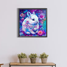 Load image into Gallery viewer, Diamond Painting - Full Round - white rabbit (40*40CM)
