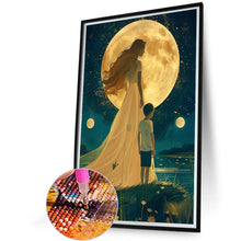 Load image into Gallery viewer, Diamond Painting - Full Round - Full Moon¡¤Mother and Child (40*60CM)