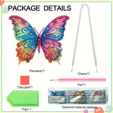 Load image into Gallery viewer, Butterfly Diamond Painting Art Pendant Acrylic Diamond Drawing Hanging Ornament