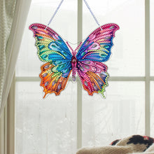 Load image into Gallery viewer, Butterfly Diamond Painting Art Pendant Acrylic Diamond Drawing Hanging Ornament