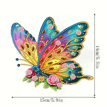Load image into Gallery viewer, Butterfly Diamond Painting Art Pendant Acrylic Diamond Drawing Hanging Ornament