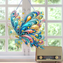 Load image into Gallery viewer, Butterfly Diamond Painting Art Pendant Acrylic Diamond Drawing Hanging Ornament