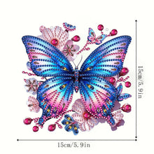 Load image into Gallery viewer, Butterfly Diamond Painting Art Pendant Acrylic Diamond Drawing Hanging Ornament