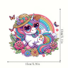 Load image into Gallery viewer, Animal Diamond Painting Art Pendant Colorful Acrylic Crystal Painting Ornaments