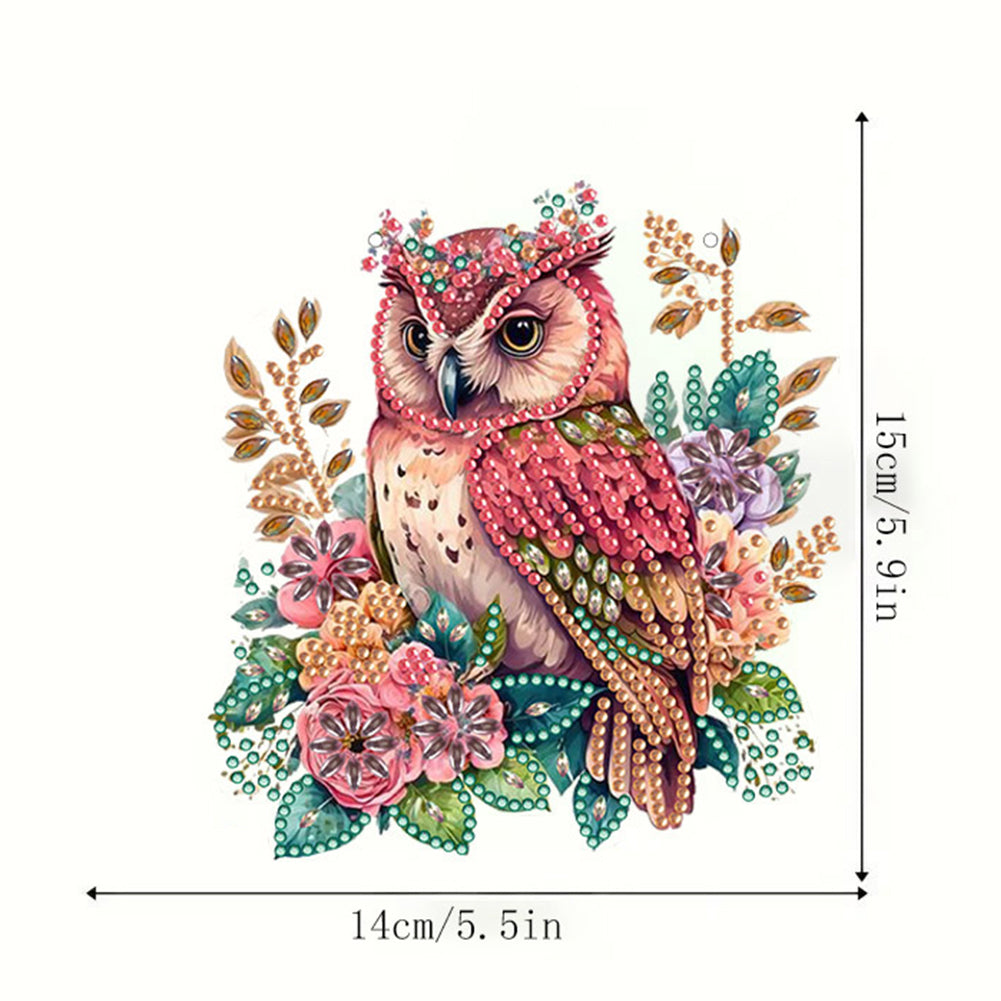 Animal Diamond Painting Art Pendant Colorful Acrylic Crystal Painting Ornaments