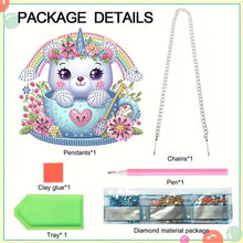 Load image into Gallery viewer, Animal Diamond Painting Art Pendant Colorful Acrylic Crystal Painting Ornaments