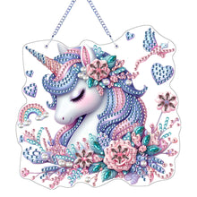 Load image into Gallery viewer, Animal Diamond Painting Art Pendant Colorful Acrylic Crystal Painting Ornaments