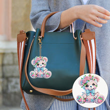 Load image into Gallery viewer, 5Pcs Double Sided Animal Diamond Painting Keychain for Home Birthday Party Decor