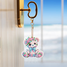 Load image into Gallery viewer, 5Pcs Double Sided Animal Diamond Painting Keychain for Home Birthday Party Decor