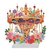 Load image into Gallery viewer, Carousel Special Shaped Diamond Painting Desktop Decorations for Adults Beginner