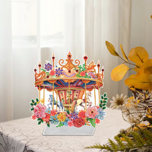 Load image into Gallery viewer, Carousel Special Shaped Diamond Painting Desktop Decorations for Adults Beginner