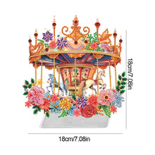 Load image into Gallery viewer, Carousel Special Shaped Diamond Painting Desktop Decorations for Adults Beginner
