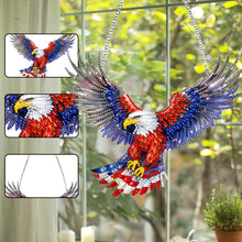 Load image into Gallery viewer, Eagle Diamond Art Hanging Pendant Diamond Painting Home Decor for Window Decor