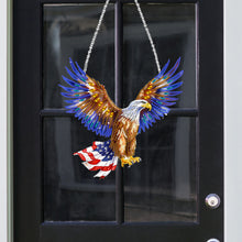 Load image into Gallery viewer, Eagle Diamond Art Hanging Pendant Diamond Painting Home Decor for Window Decor