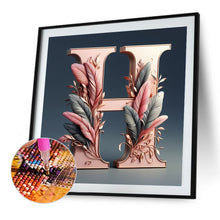 Load image into Gallery viewer, Diamond Painting - Full Round - Letter H (40*40CM)