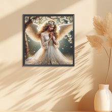 Load image into Gallery viewer, Diamond Painting - Full Round - praying angel girl (30*30CM)