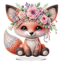 Load image into Gallery viewer, Little Fox Diamond Painting Tabletop Ornaments Kit for Home Office Desktop Decor
