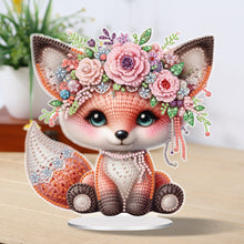 Load image into Gallery viewer, Little Fox Diamond Painting Tabletop Ornaments Kit for Home Office Desktop Decor