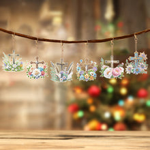 Load image into Gallery viewer, 5/6Pcs Special Shape Double Sided Diamond Painting Keychain for Beginners Adults