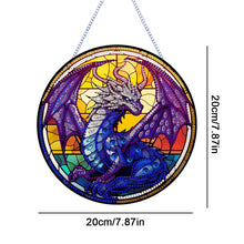 Load image into Gallery viewer, Pterosaur Diamond Painting Art Pendant Acrylic Diamond Drawing Hanging Ornament