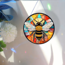 Load image into Gallery viewer, Bee Diamond Painting Art Pendant Animal Acrylic Diamond Drawing Hanging Ornament