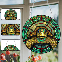 Load image into Gallery viewer, Sea Turtle Diamond Painting Hanging Pendant Home Windows Decor for Kid DIY Craft