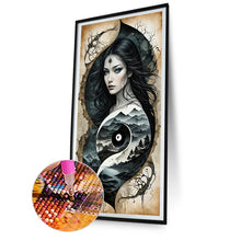 Load image into Gallery viewer, Diamond Painting - Full Round - Mountain girl (40*75CM)