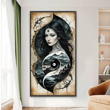 Load image into Gallery viewer, Diamond Painting - Full Round - Mountain girl (40*75CM)