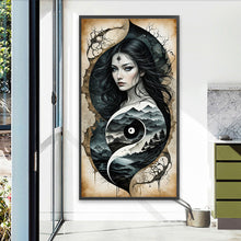 Load image into Gallery viewer, Diamond Painting - Full Round - Mountain girl (40*75CM)