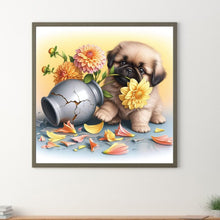Load image into Gallery viewer, Diamond Painting - Full Square - Dog-Myna (30*30CM)