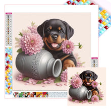 Load image into Gallery viewer, Diamond Painting - Full Square - Dog-Rottweiler (30*30CM)