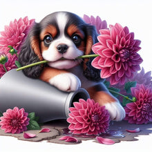 Load image into Gallery viewer, Diamond Painting - Full Square - Dog-Cavalier King Charles Spaniel (30*30CM)