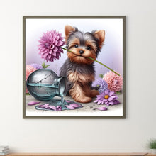 Load image into Gallery viewer, Diamond Painting - Full Square - Dog-Yorkshire (30*30CM)