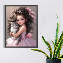 Load image into Gallery viewer, Diamond Painting - Full Square - little girl (40*50CM)