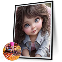 Load image into Gallery viewer, Diamond Painting - Full Square - little girl (40*50CM)