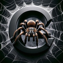 Load image into Gallery viewer, Diamond Painting - Full Round - Spider Letter-C (30*30CM)