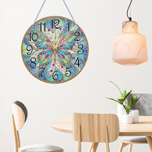 Load image into Gallery viewer, Wooden Animal Special Shaped DIY Diamond Painting Clock Kit Hanging Sign Decor