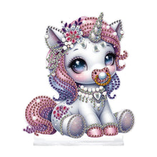 Load image into Gallery viewer, Animal Special Shaped Colorful Desktop Diamond Art Kits Bedroom Table Decoration