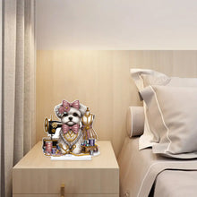 Load image into Gallery viewer, Dog Special Shaped Animal Desktop Diamond Art Kits for Home Office Desktop Decor