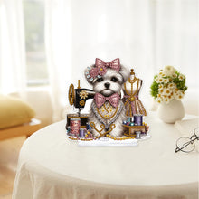 Load image into Gallery viewer, Dog Special Shaped Animal Desktop Diamond Art Kits for Home Office Desktop Decor