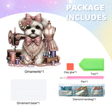 Load image into Gallery viewer, Dog Special Shaped Animal Desktop Diamond Art Kits for Home Office Desktop Decor