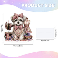 Load image into Gallery viewer, Dog Special Shaped Animal Desktop Diamond Art Kits for Home Office Desktop Decor