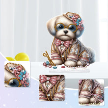 Load image into Gallery viewer, Dog Special Shaped Animal Desktop Diamond Art Kits for Home Office Desktop Decor